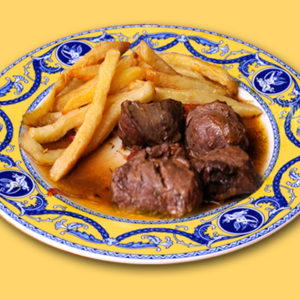 Carrillada de cerdo ibérico en salsa