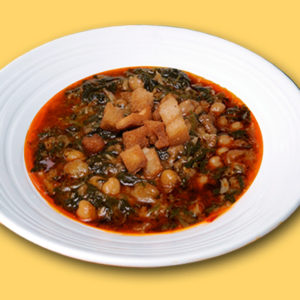 Espinacas con garbanzos