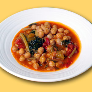 Garbanzos con tagarninas