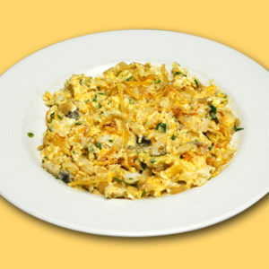 Revuelto de bacalao