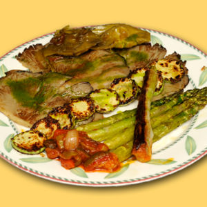 Variado de verduras a la plancha
