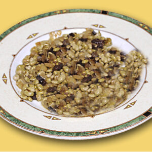 Habitas salteadas con jamón