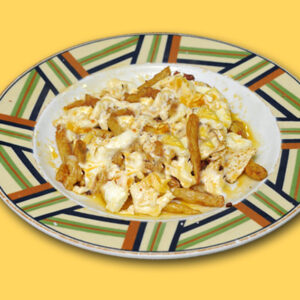 Huevos rotos con patatas